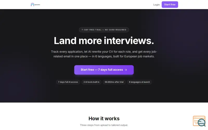 Screenshot of ApplicantGrid