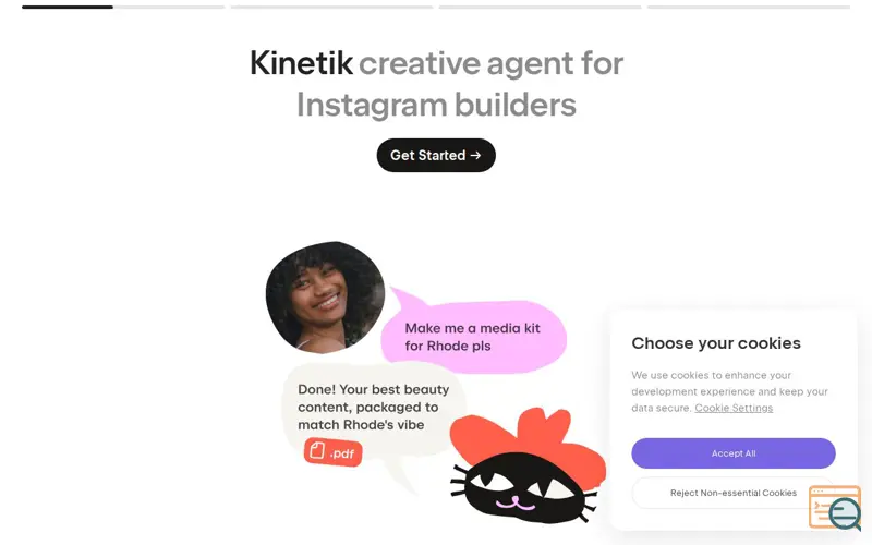 Screenshot of Kinetik