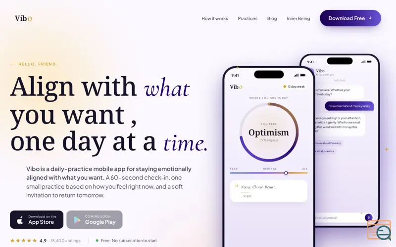 Screenshot of Vibo