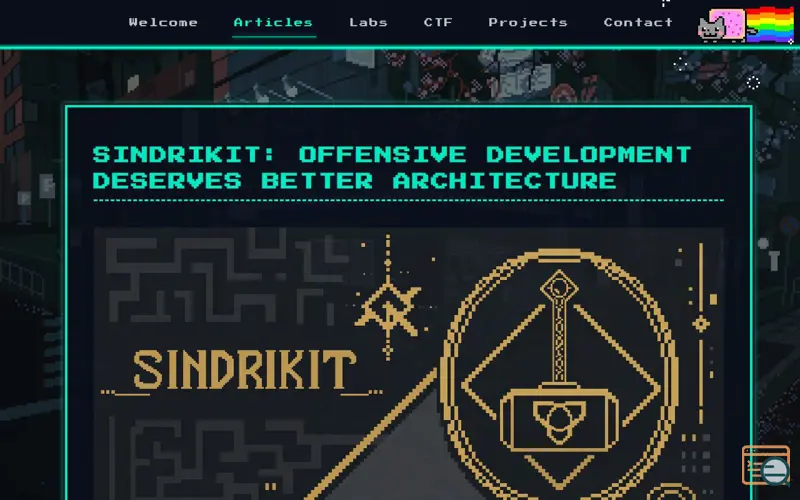 Screenshot of SindriKit