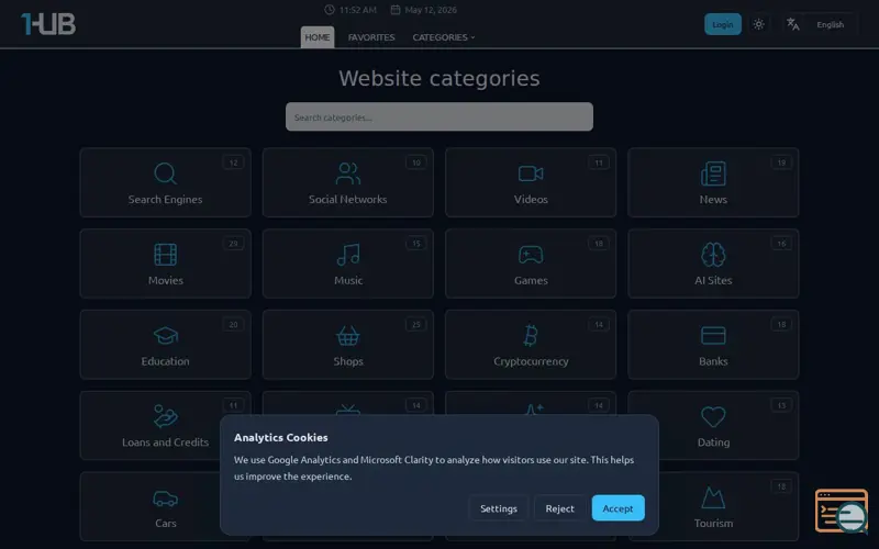 Screenshot of TryOneHub
