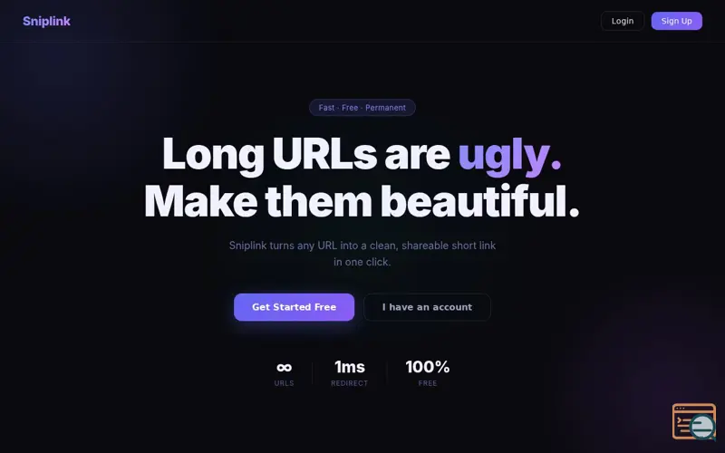 Screenshot of UrlShortener