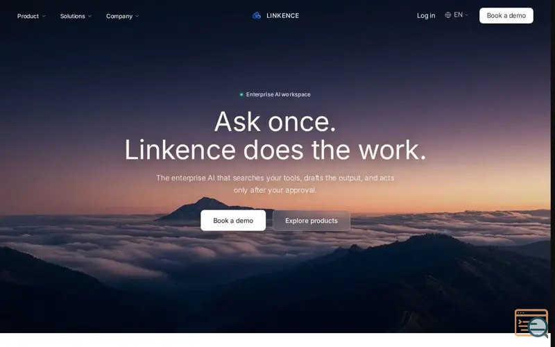 Screenshot of LINKENCE