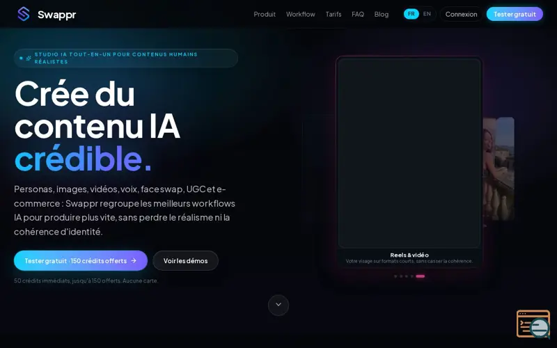 Screenshot of Swappr