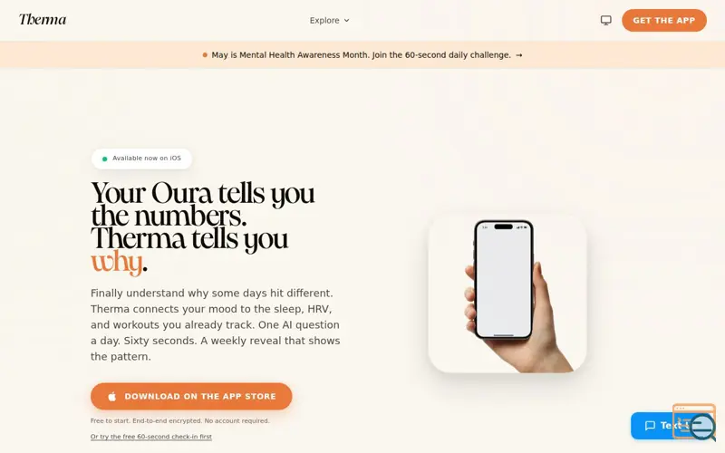 Screenshot of Therma, a launch using LinkedIn