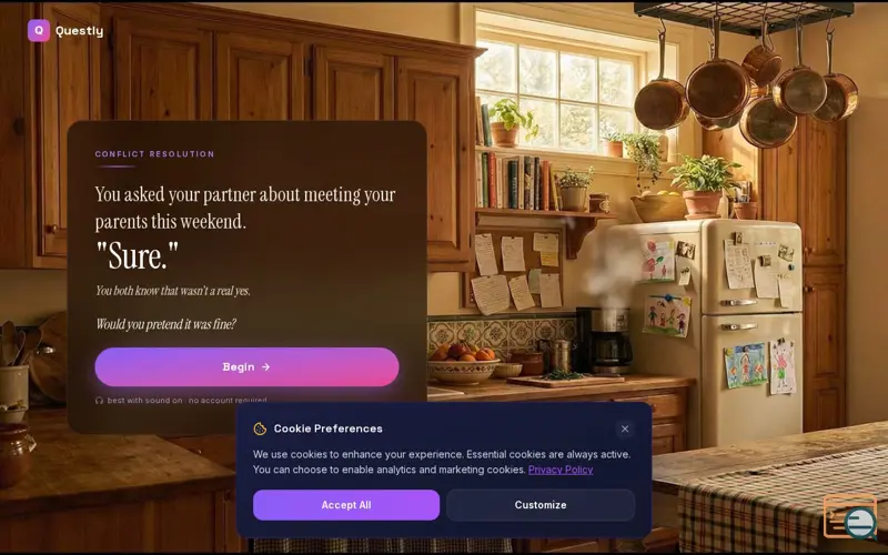 Screenshot of App, a launch using BigDataCloud