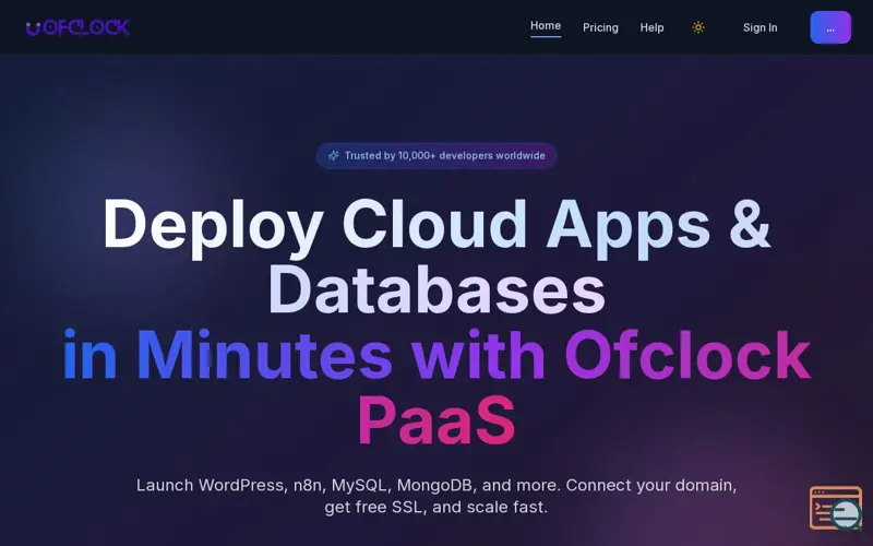 Screenshot of Ofclock