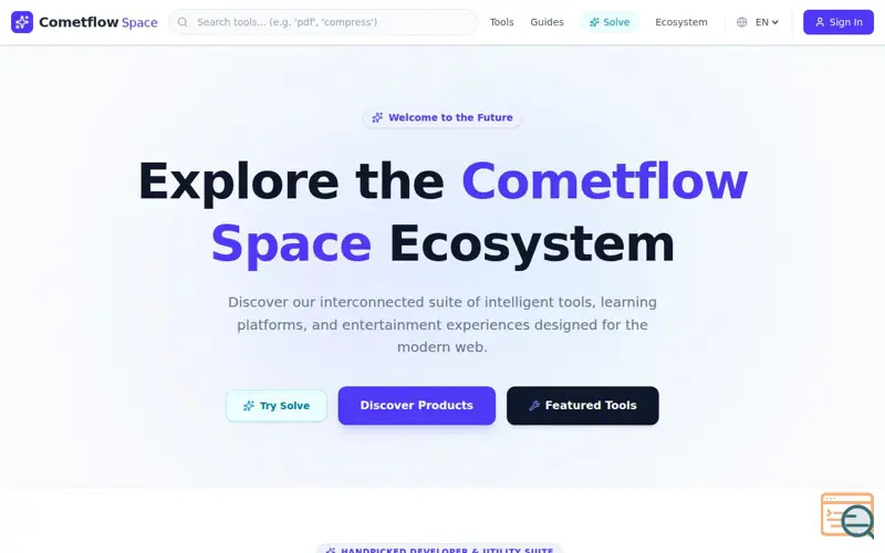Screenshot of Cometflow Space 