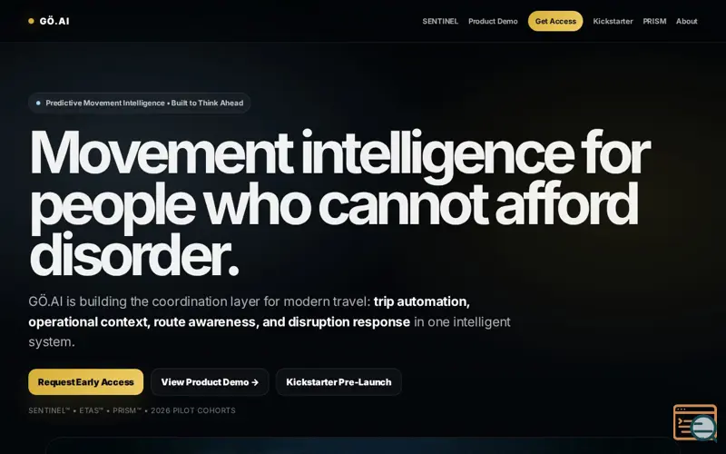 Screenshot of GÖ.AI | Built to Think Ahead