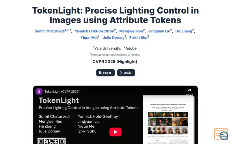 Screenshot of TokenLight