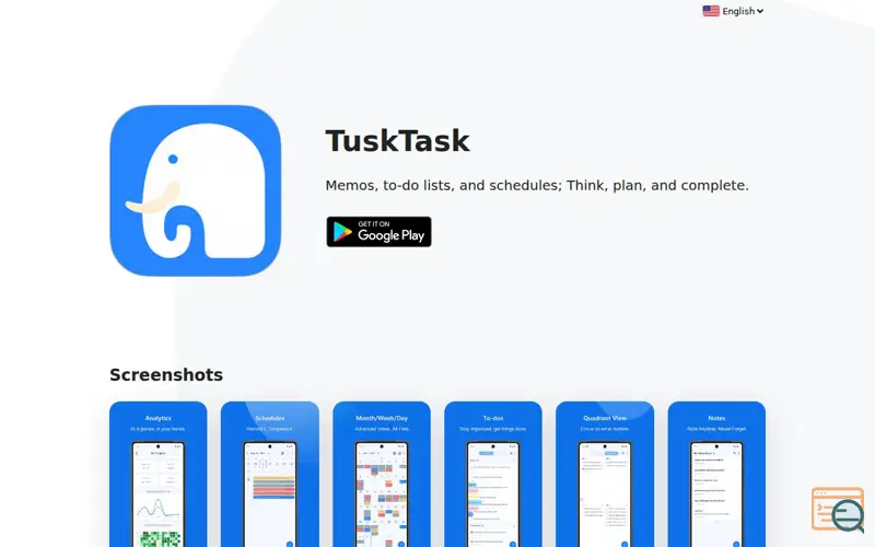 Screenshot of TuskTask