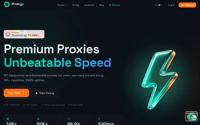 Screenshot of Proxya
