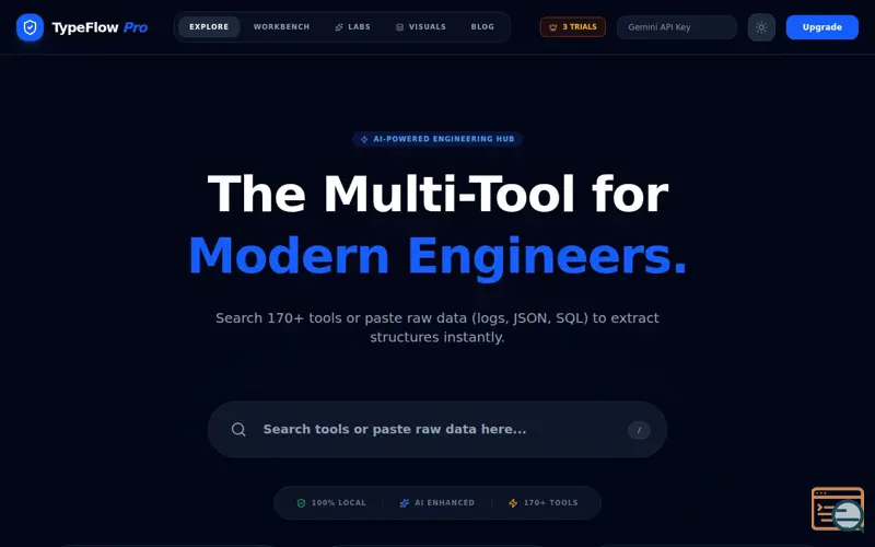 Screenshot of TypeFlow Pro