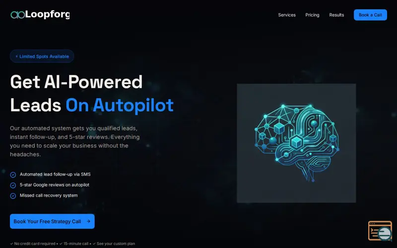 Screenshot of LoopForge Ai