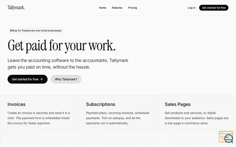 Screenshot of Tallymark, a launch using Y Combinator Launches