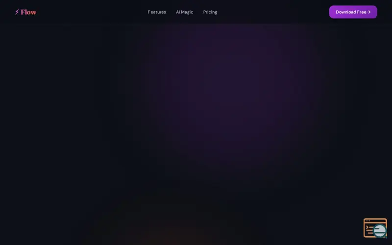 Screenshot of Flow