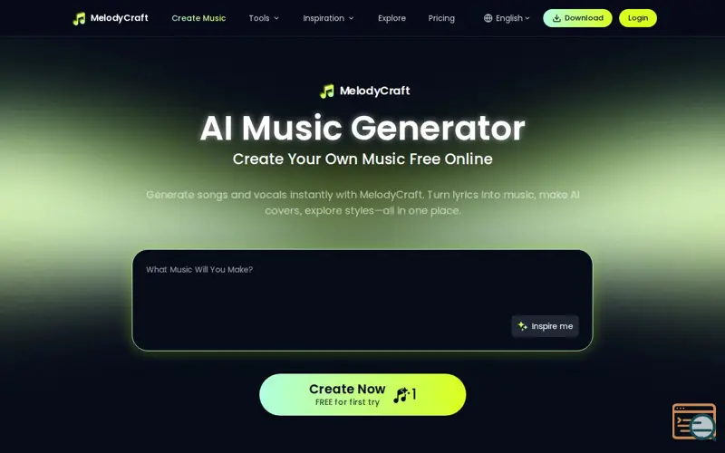 Screenshot of MelodyCraft