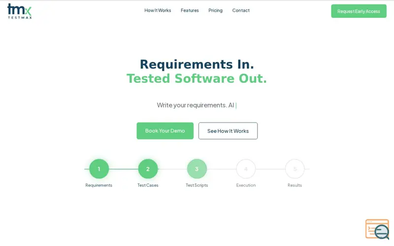 Screenshot of AI Autonomous QA Platform