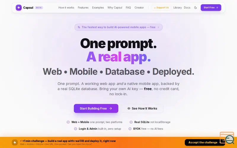 Screenshot of Capsul