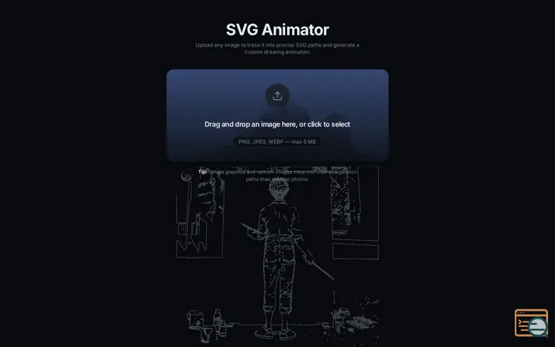 Screenshot of Img2svg-animation