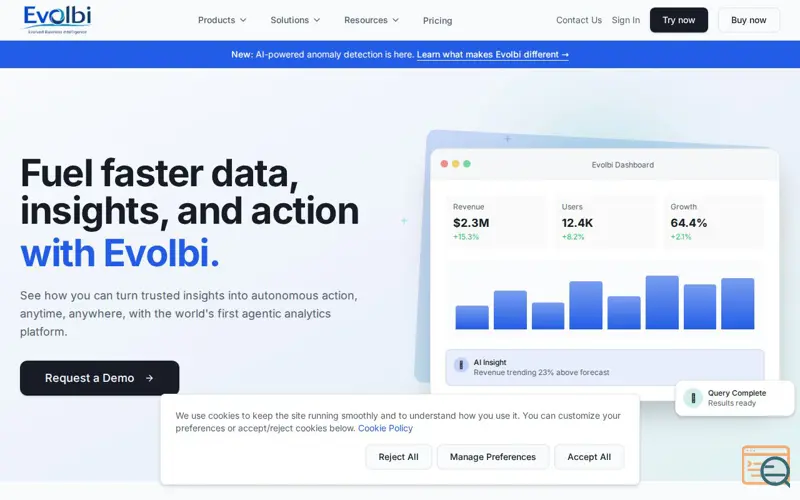 Screenshot of Evolbi