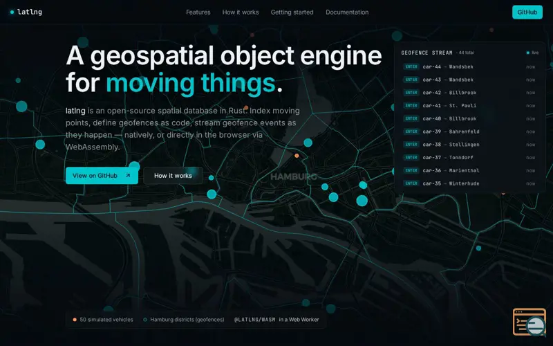 Screenshot of Latlng