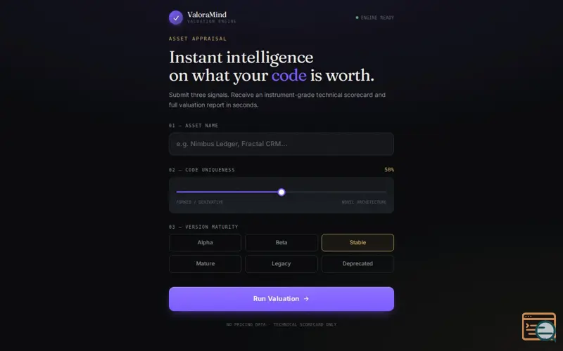 Screenshot of ValoraMind 