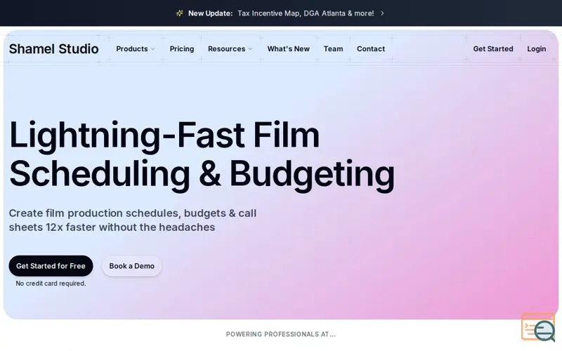 Screenshot of Shamel Studio, a launch using Stape