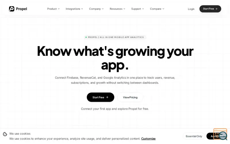Screenshot of Propel | All-in-One Mobile App Analytics