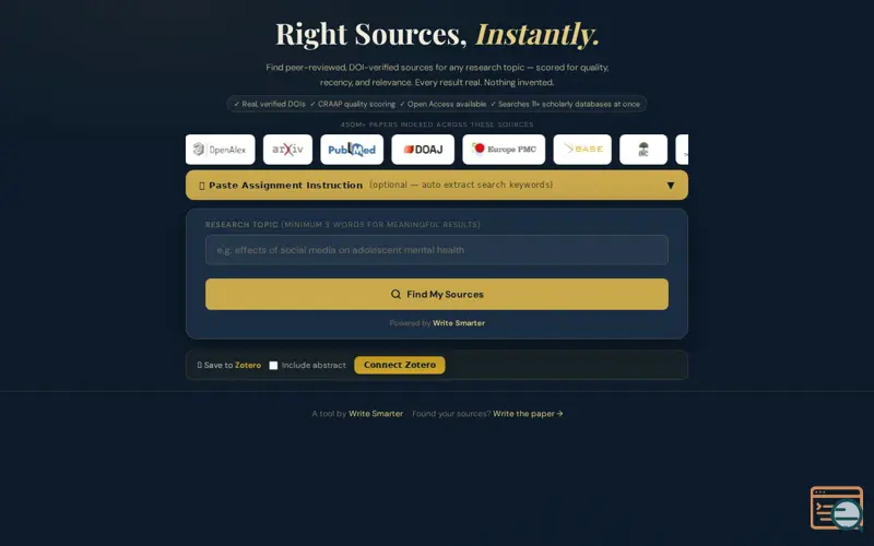 Screenshot of Write Smarter