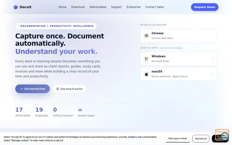 Screenshot of Docuit v3