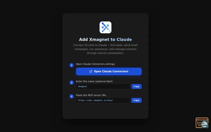 Screenshot of Xmagnet for Claude