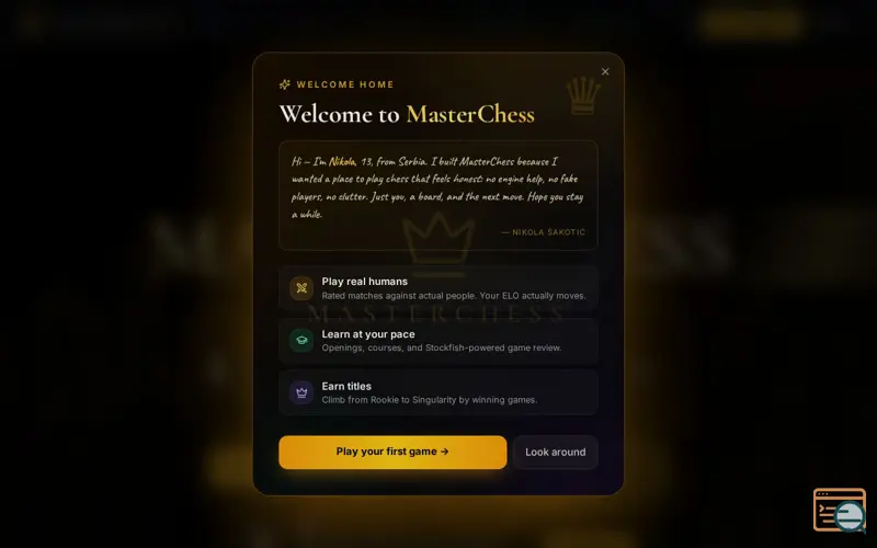 Screenshot of Master Chess