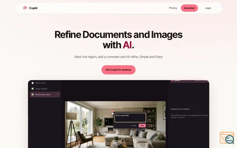 Screenshot of Cupid
