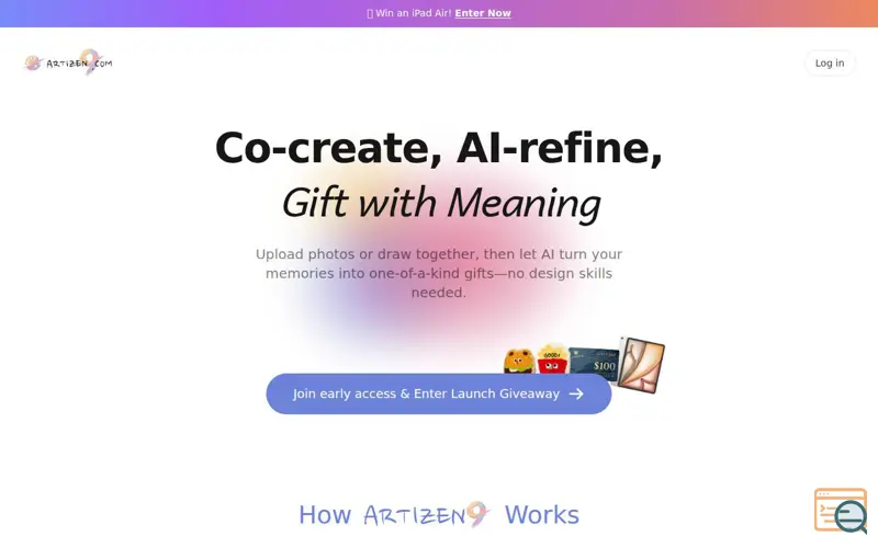 Screenshot of Artizen9