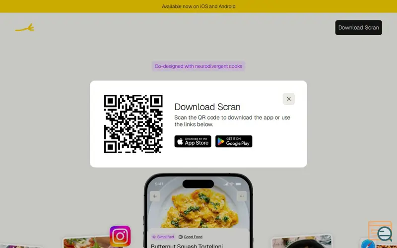 Screenshot of Scran