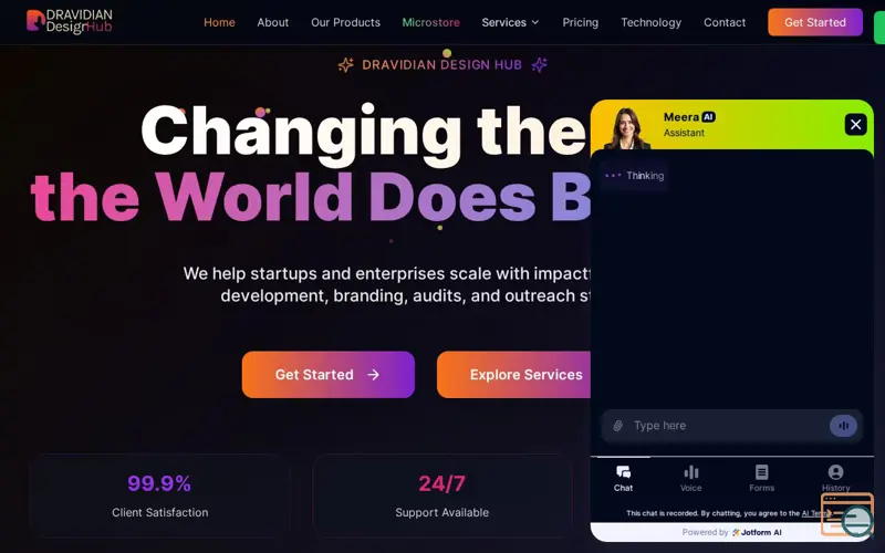 Screenshot of Branding & websites that drive growth, a launch using F6S