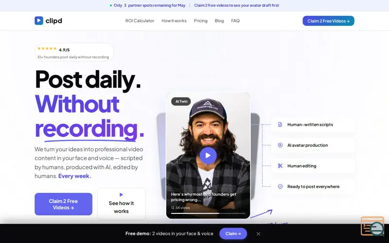 Screenshot of Clipd