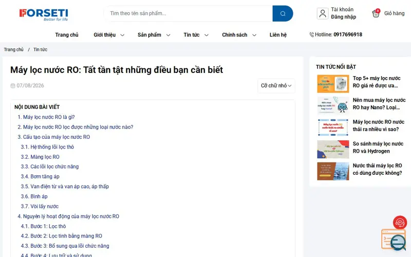 Screenshot of FORSETI VIỆT NAM