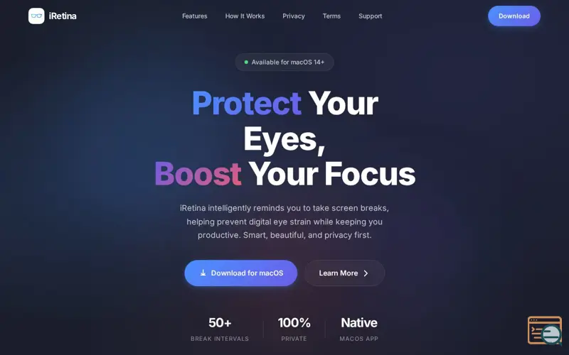 Screenshot of iRetina Pro