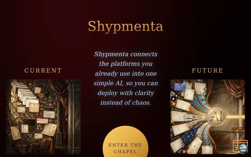 Screenshot of Shypmenta 