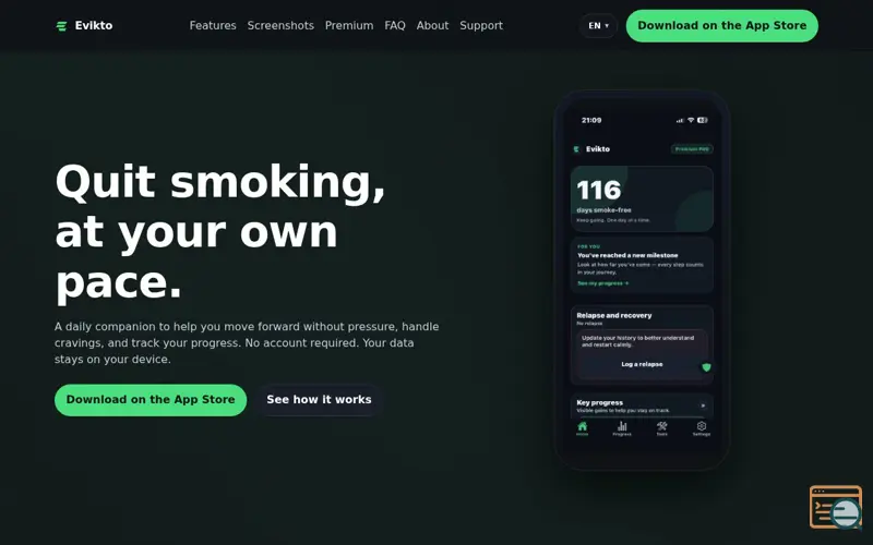 Screenshot of Evikto