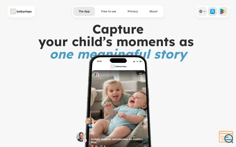 Screenshot of babysteps
