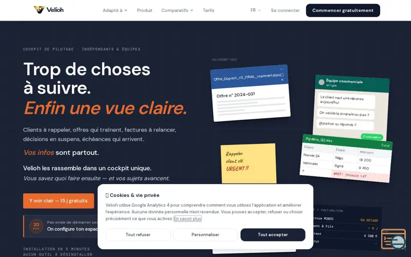 Screenshot of Velioh