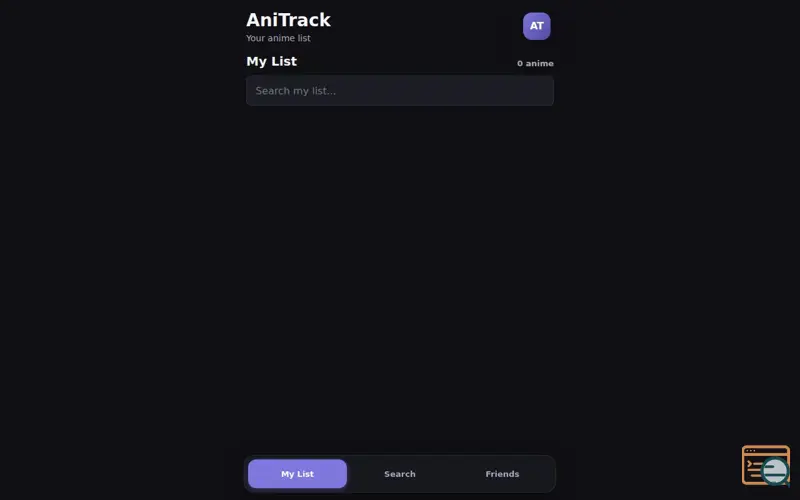 Screenshot of AniTrack