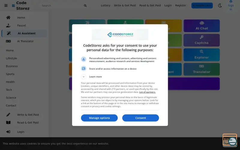 Screenshot of Blog Post Title Generator, a launch using Solve Media