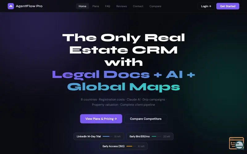 Screenshot of AgentFlow Pro
