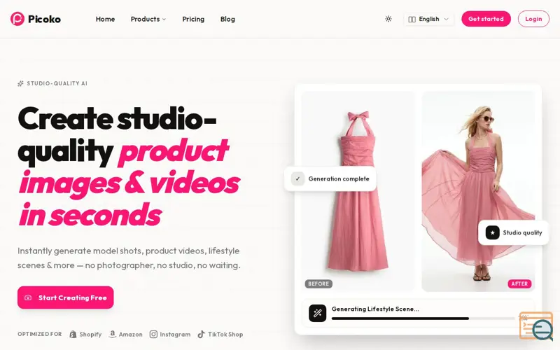 Screenshot of Picoko