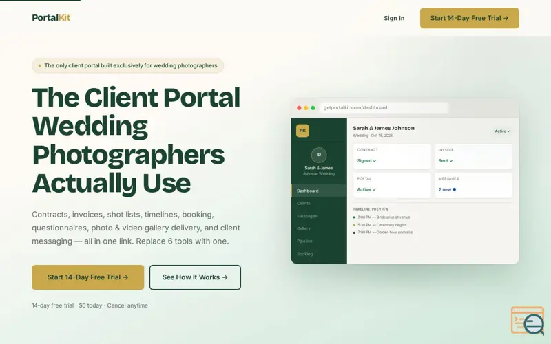 Screenshot of Portalkit