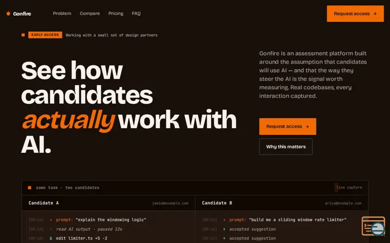 Screenshot of Gonfire